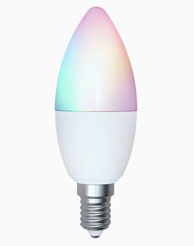 AIRAM SmartHome -kynttilälamppu, E14, opaali, 470 lm, RGBW, WiFi