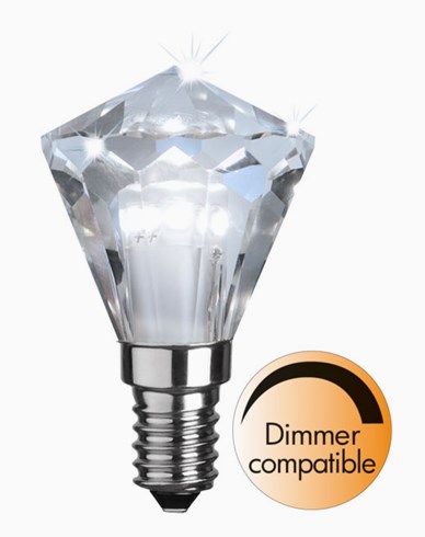 Star Trading LED-lampa E14 P45 Diamond, 3W/4000K dim