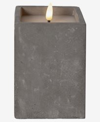Star Trading Blockljus Flamme Cement. 14,5cm