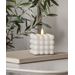 Star Trading Star Trading Blockljus Flamme Dot. Vit. 9,5cm