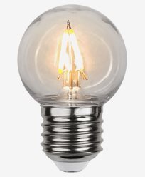 Star Trading Ledlamppu E27 outdoor, pc-plast 1W