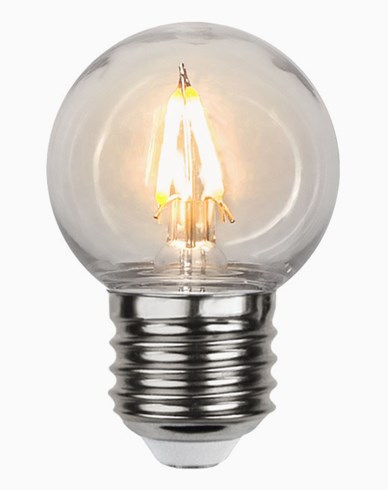 Star Trading Ledlampa E27 outdoor, pc-plast 1W