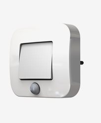 LEDVANCE LUNETTA® Hall Sensor White, sensor nattlys for vegguttak med bevegelsessensor.