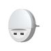 LEDVANCE LUNETTA® USB White, nattlampa för vägguttag med USB