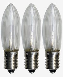 Star Trading LED Lamppu 0,2W E10 10-55V, Kirkas 3-pak