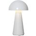 Star Trading Mushroom Bordlampe Hvit oppladbar 3-trinns funksjon