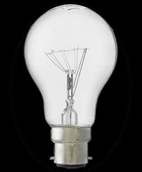 Lysman Normalformad glödlampa klart glas B22 40W