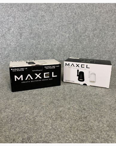 Maxel Chelsea svart för LED retrofit GU10 / 230V 3-fas