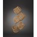 Konstsmide Stor lampskärm, naturfärgad rotting. 20x17x15,5 cm. 5 st