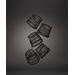 Konstsmide Stor lampskärm, svart rotting. 20x17x15,5 cm. 5 st