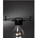 Konstsmide Iso lampunvarjostin, musta rottinki. 20x17x15,5 cm. 5 kpl