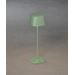 Konstsmide Capri bordlampe usb 2700K/3000K dimbar firkantet grønn/grå