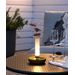 Konstsmide Biarritz bordslampa 18000/2700/400K dimbar guld/frostad vas