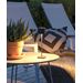 Konstsmide Capri Mini bordlampe usb 2700K/3000K dimbar firkantet svart