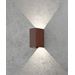 Konstsmide Cremona Vegglampe, rust 2x3W "High Power" LED