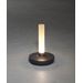 Konstsmide Biarritz bordlampe 1800/2700/400K dimbar med grå/frostet vase