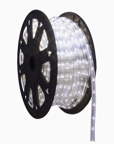 Star Trading Ropelight LED valoletku rullassa . 45m kylmänvalkoinen. sis.starttikaapeli