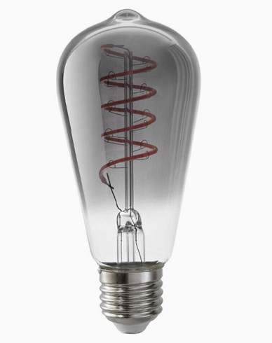 AIRAM Filament Led-lamppu Edison Smoke 4,5W 1800K himmeä