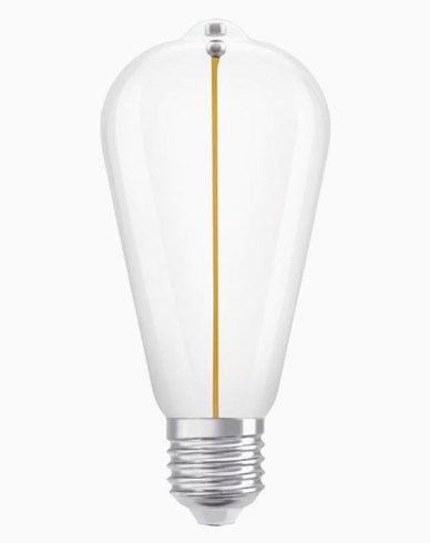 LEDVANCE Vintage 1906 LED-lampa Edison Filament-Magnetic Clear 2,2W/827 (16W) E27