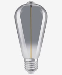 LEDVANCE Vintage 1906 LED-lamppu Edison Filament-Magnetic SMOKE 2,2W/818 (6W) E27