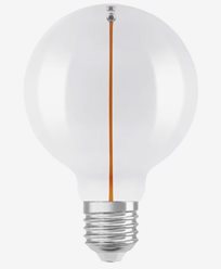 LEDVANCE Vintage 1906 LED-lamppu GLOBE95 Filament-Magnetic Clear 2,2W/827 (16W) E27