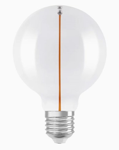 LEDVANCE Vintage 1906 LED-lampa GLOBE95 Filament-Magnetic Clear 2,2W/827 (16W) E27