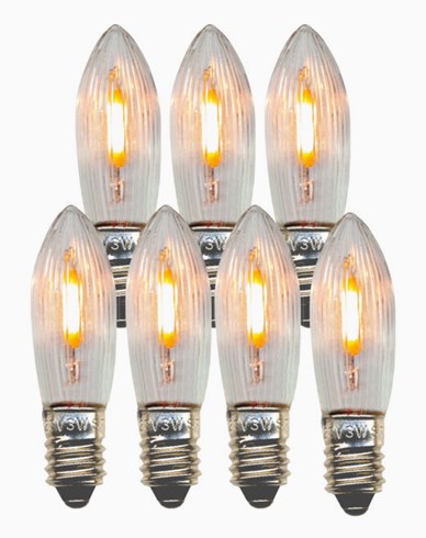 Star Trading Reservlampa 7-pack Spare Bulb Universal LED, E10 passar 4-16 lampor, 14-55V