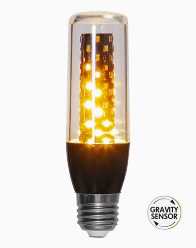 Star Trading LED-lampe med flammende flamme 4cm 1800K E27