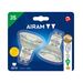 AIRAM 2 pakkausta LED-lamppuja lasi PAR16 GU10 2.4W/828
