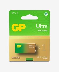 GP Batteries GP Ultra Alkaline 9V-batteri, 6LF22/1604AU