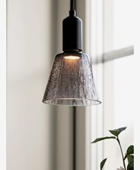 PR Home Tilda Fönsterlampa E27, svart/smoky