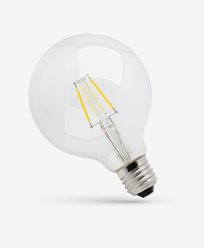 Spectrum LED LED Globelampe Klar E27 4W 2700K 380 lumen