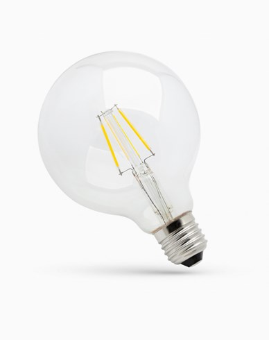 Spectrum LED LED Globelampe Klar E27 4W 2700K 380 lumen