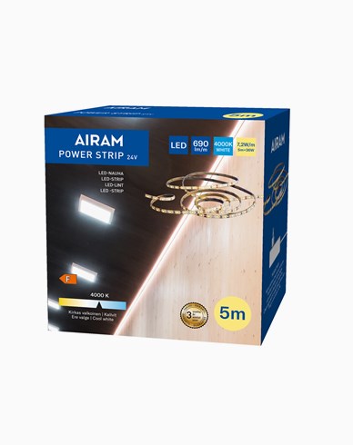AIRAM LED-nauha Power 7,2W/m 4000K IP20 5m