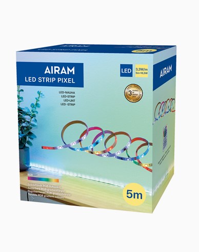 AIRAM LED-nauha Pixel RGB 3,3W/m IP20 5m