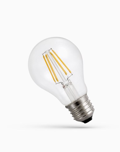 Spectrum LED LED-lampe Normalformet filament 3,8W 4000K 806 lumen