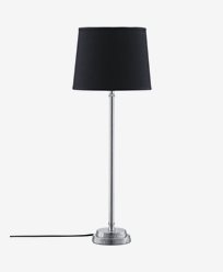 PR Home Kent Bordlampe med svart lampeskjerm 59cm
