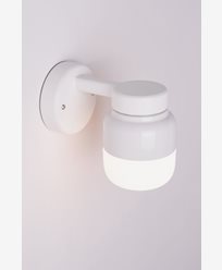 Ifö Electric Ohm Wall Vägglampa LED G9 Vit 100/150 Opalglas IP44