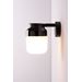 Ifö Electric Ohm Wall Vegglampe LED E27 Svart 140/205 Opalglass IP44