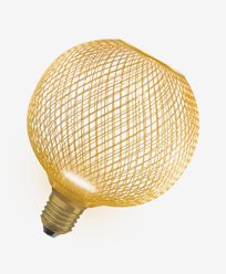 LEDVANCE LED-pære E27 Globe Gull 300lm 3,5W/827