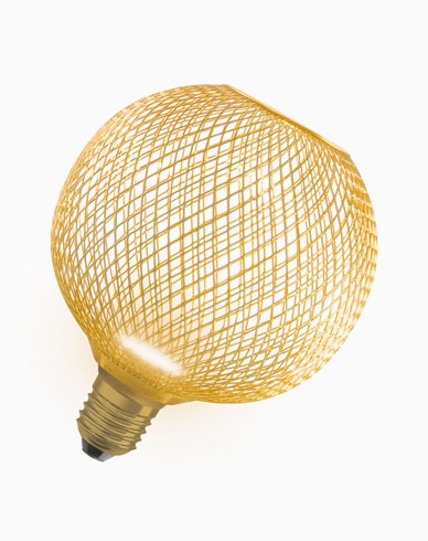 LEDVANCE LED-pære E27 Globe Gull 300lm 3,5W/827