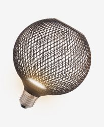LEDVANCE LED-pære E27 Globe Svart 300lm 3,5W/827