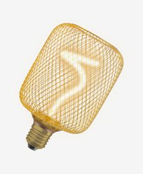 LEDVANCE LED-pære E27 Filament Spiral Square Gull 170lm DIM 3,5W/818