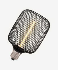 LEDVANCE LED Lamppu E27 Filamentti Square Musta 110lm DIM 3,5W/818
