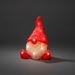 Konstsmide Tomte Juldekoration i akryl 26 cm 16 LED 3xAAA