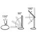 AIRAM Gina Bordlampe Dimbar LED 14W 827/845/860 800lm Hvit/sølv