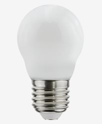 AIRAM Oiva LED-pære E27 Krone 6,5W/830 Filament Opal
