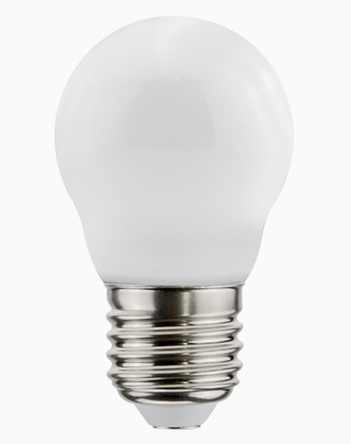 AIRAM Oiva LED-pære Dimbar E27 Filament Opal Krone 4,2W/830 470lm
