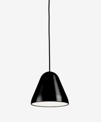 AIRAM Enna Seinälamppu diffuusorilla, E27 Musta 22cm