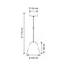AIRAM Enna Taklampe med diffusor, E27 Svart 22cm